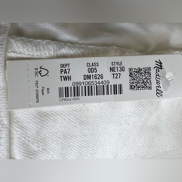 The Curvy Perfect Vintage Jean 27 T tile white tapered - Picture 9 of 12